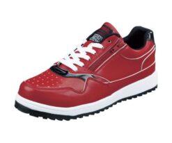 61-8715-75 Zip-up Safety Shoes (non-slip type, 85118, Red, 29.0 cm) 85118-71-290