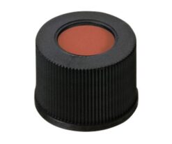 3-9522-13 Auto Sampler Vials, Black Cap + Septum (TEF/Rubber), 100 Pieces 6267111