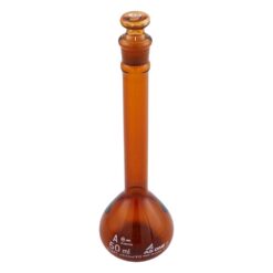 1-8564-25 Volumetric Flask Brown 50mL