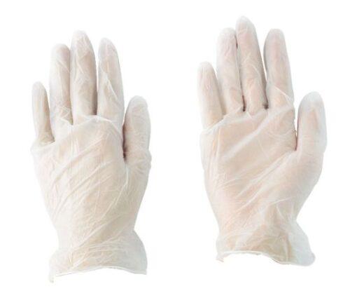 62-2382-49 Vinyl Disposable Gloves No powder 100 sheets S Size 2023-S