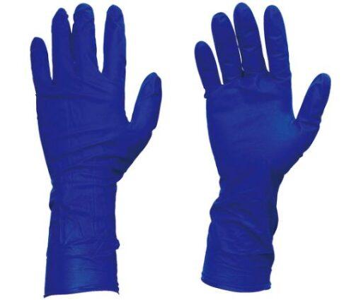 62-6267-53 Disposable Natural Rubber Gloves TG Protect 0.20 Powderless Blue L 50 pieces TGNL20BL