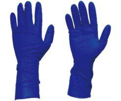 62-6267-55 Disposable Natural Rubber Gloves TG Protect 0.20 Powderless Blue S 50 Pieces TGNL20BS