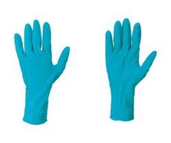 63-1956-40 Nitrile Rubber Disposable Gloves TouchNTuff 92 -605 L Size (100 Pieces) 92-605-9