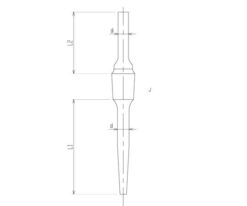 65-1837-88 Capillary Tube for Round, Pear, Eggplant Flask Applicable capacity 50 mL/25 mL 3386-1M-50