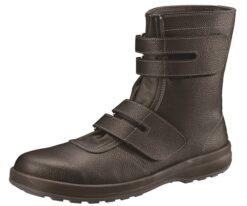 61-9693-30 Safety Shoes (Hook And Loop Fastener Type Long Laced Shoes) SS38 Black 25.5cm SS3825.5cm