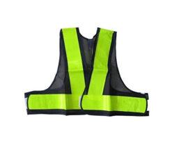 65-2074-53 Safety Vest Capsule 40 (Short Length) Navy x Yellow 9032-7