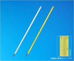 64-0704-84 Mercury Precision Rod Thermometer 0 ~ 100 C (0.2) All submerged  White 1-58-1
