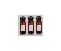 2-8415-25 Crimp Top Vial  11 x 12 x 32mm 2mL Amber with Label 5183-4493