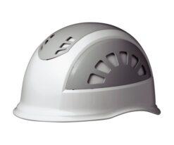 62-0946-64 ABS Helmet (with vents) White/Gray SC-17BVRA-KP-W/GY