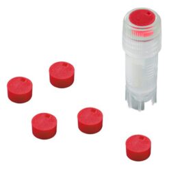 2-3881-38 Cryo Vial Cap Insert Red T312-3