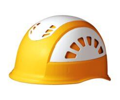 62-0946-66 ABS Helmet (with vents) Yellow/White SC-17BVRA-KP-Y/W