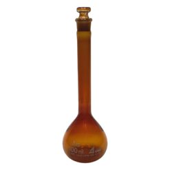 1-8565-26 High Accuracy Volumetric Flask Brown 100mL