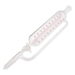 4-487-02 Cylindrical Separatory Funnel (Balance Type PTFE Cock) 125mL