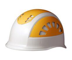 62-0946-68 ABS Helmet (with vents) White/Yellow SC-17BVRA-KP-W/Y