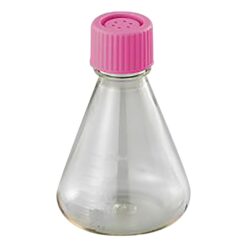 4-2671-02 Violamo Disposable Sterilized Erlenmeyer Flask 250 mL Bent Filter Cap, 12 Pieces SEF250V