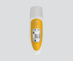 8-4167-14 Clinical Radiation Thermometer (With Stand) Memory 99 Times Yellow CISE-99/YL