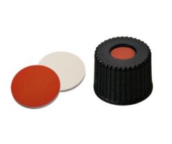 3-9526-35 Black Cap + Septum For Auto Sampler Vial (PTFE/Rubber) 100 Pieces