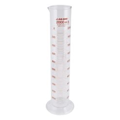 1-8562-12-56 Graduated Cylinder with High Precision 2000 mL with English Calibration Certificate