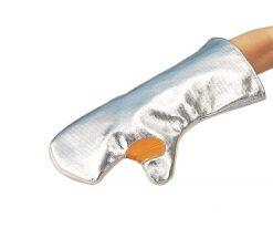6-941-01 Heat Resistant Gloves Aluminum Carbon Kevlar(R) Leather Long Type