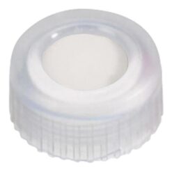 3-9527-18 Vial Cap for Auto Sampler (For Cap standards 9 -425) Transparent Screw Cap + Septum (PTFE/Silicon), 100 Pieces 7076778