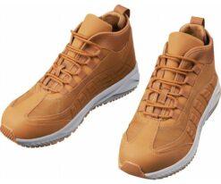64-0984-56 Safety Shoes Middle Cut Camel 25.0 cm S1193