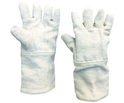 62-6267-40 Biosoluble Ceramic Heat-Resistant Gloves 5-Finger Type TCAT5-A