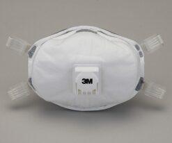 1-4962-51 Disposable Dustproof Mask (With Exhaust Valve) 5 Pieces x 10 Boxes 8293-DL3