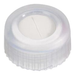 3-9527-22 Vial Cap for Auto Sampler (For Cap standards 9 -425) Transparent Screw Cap + Slot Septum (PTFE/Silicon), 100 Pieces 7200809