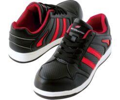 64-0984-83 Safety Shoes Lace-Up Type Black 24.0 cm S2151