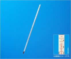 64-0704-64 Red Liquid Precision Rod Thermometer 0 ~ 100 C (0.5) All Subjected 1-55-1