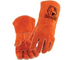 64-7839-44 Gloves (For Welding/Genuine Leather) [XL] EA353AT-43