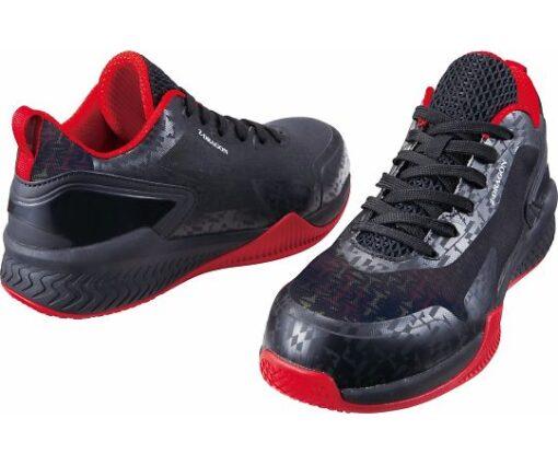 64-0987-55 Safety Shoes Lace-Up Type Black 27.0 cm S3191