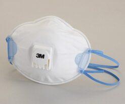 9-021-55 Disposable Dustproof Mask (With Exhaust Valve) 10 Pieces x 10 Boxes 8822E-DS2
