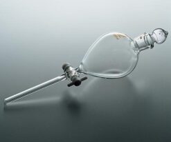 61-0050-51 Round Shape Separatory Funnel (With Teflon Cock), Brown 1000mL <Permeability> CL0502-06-21